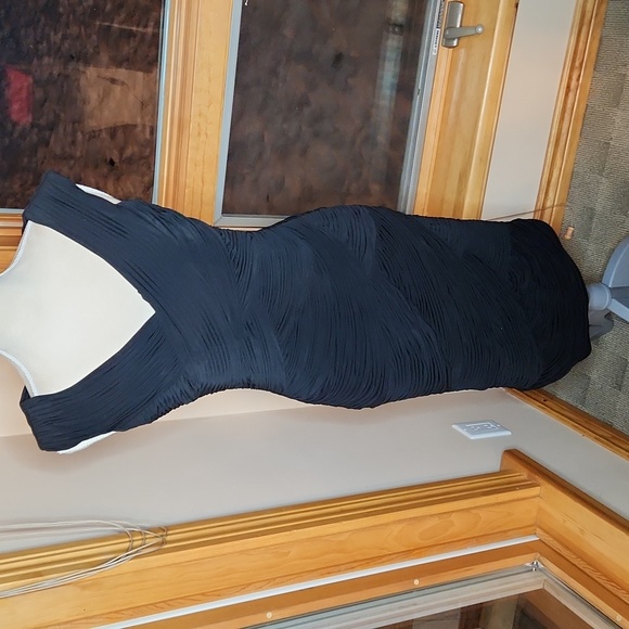 💫Adrianna papell black dress - Picture 1 of 5